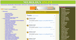 Desktop Screenshot of neurologyonline.yassermetwally.com